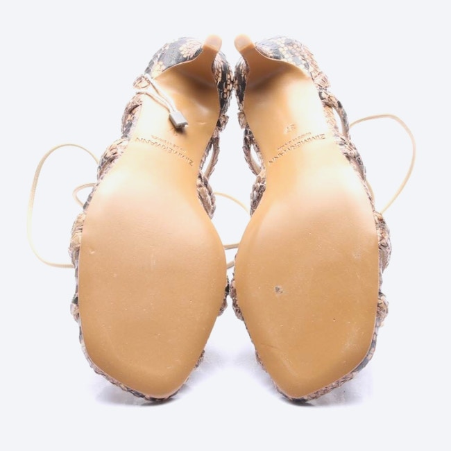 Image 4 of Heeled Sandals EUR 37 Brown in color Brown | Vite EnVogue
