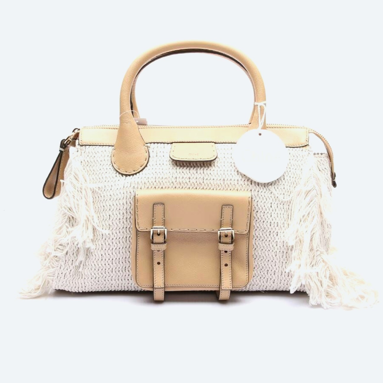 Image 1 of edith Handbag Beige in color White | Vite EnVogue