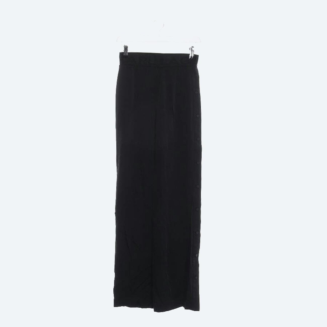 Image 1 of Silk Pants 32 Black in color Black | Vite EnVogue
