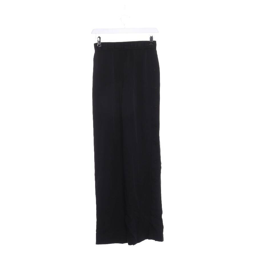 Image 2 of Silk Pants 32 Black in color Black | Vite EnVogue