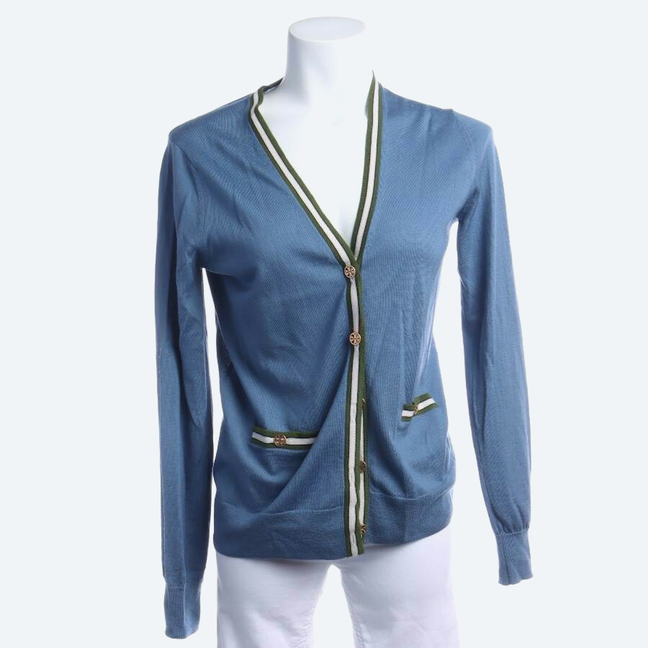 Image 1 of Wool Cardigan S Blue in color Blue | Vite EnVogue