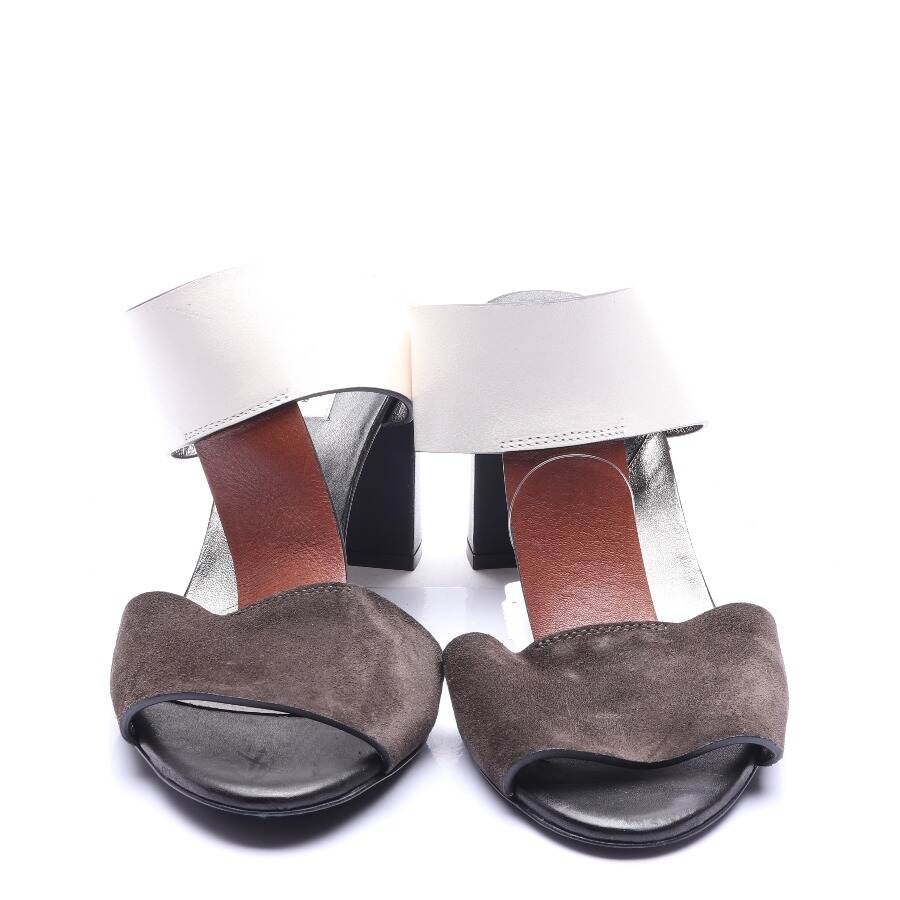 Image 2 of Heeled Mules EUR 39 Multicolored in color Multicolored | Vite EnVogue