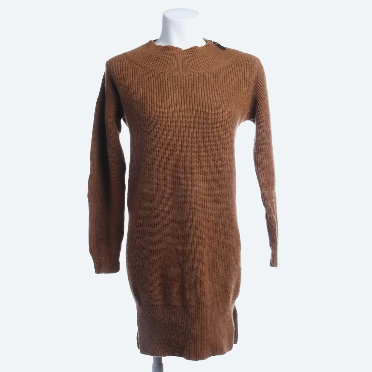 Image 1 of Dress 34 Brown in color Brown | Vite EnVogue