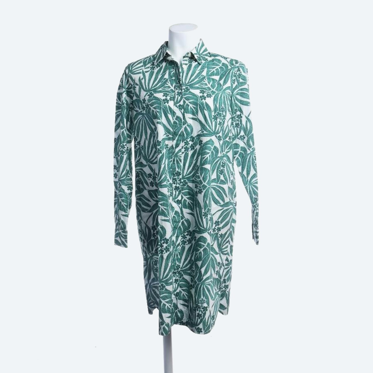 Image 1 of Shirt Dress S Green in color Green | Vite EnVogue
