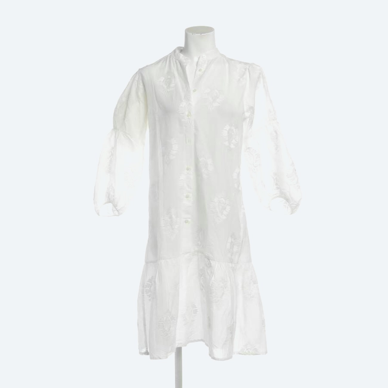 Image 1 of Shirt Dress S White in color White | Vite EnVogue