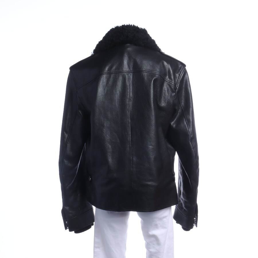 Image 2 of Leather Jacket 54 Black in color Black | Vite EnVogue