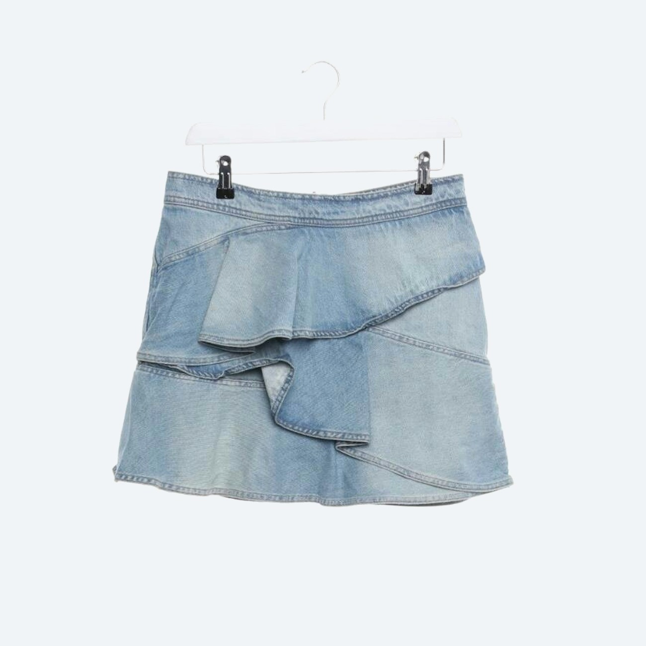 Image 1 of Mini Skirt 38 Light Blue in color Blue | Vite EnVogue
