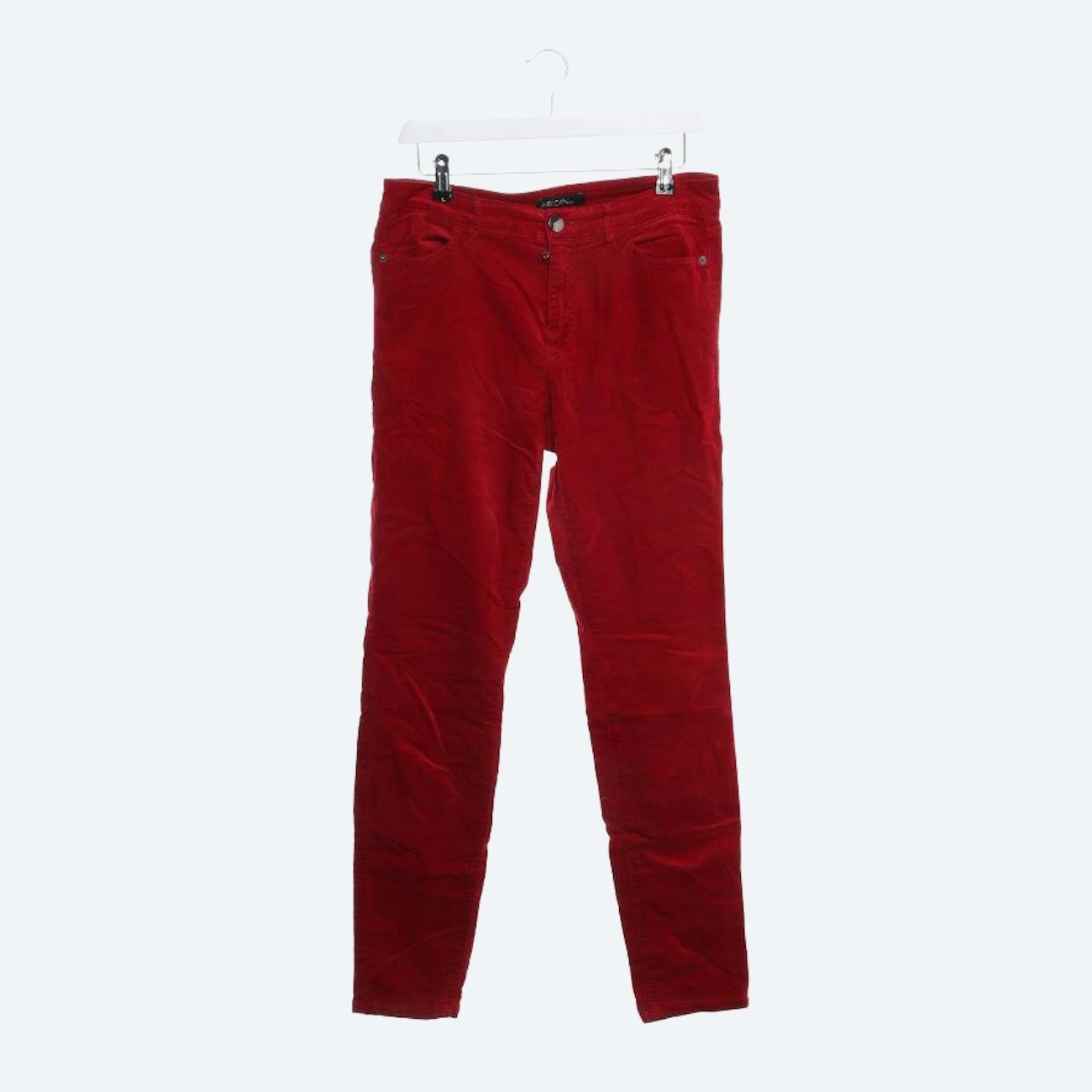 Image 1 of Velvet Pants M Red in color Red | Vite EnVogue