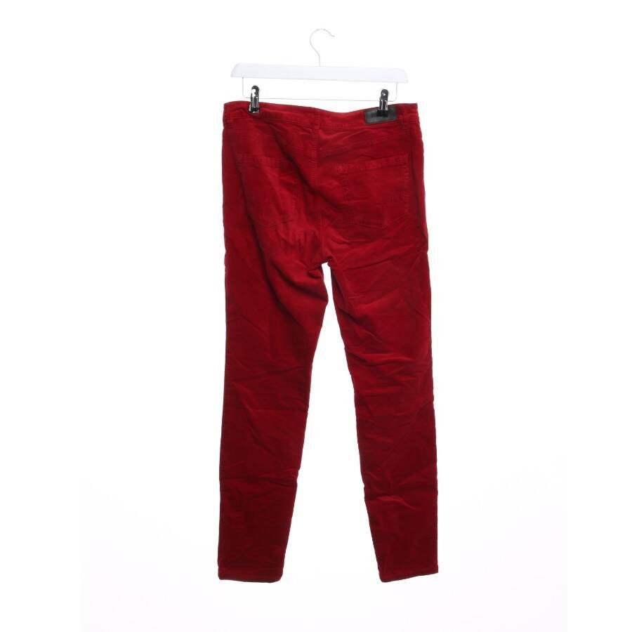 Image 2 of Velvet Pants M Red in color Red | Vite EnVogue