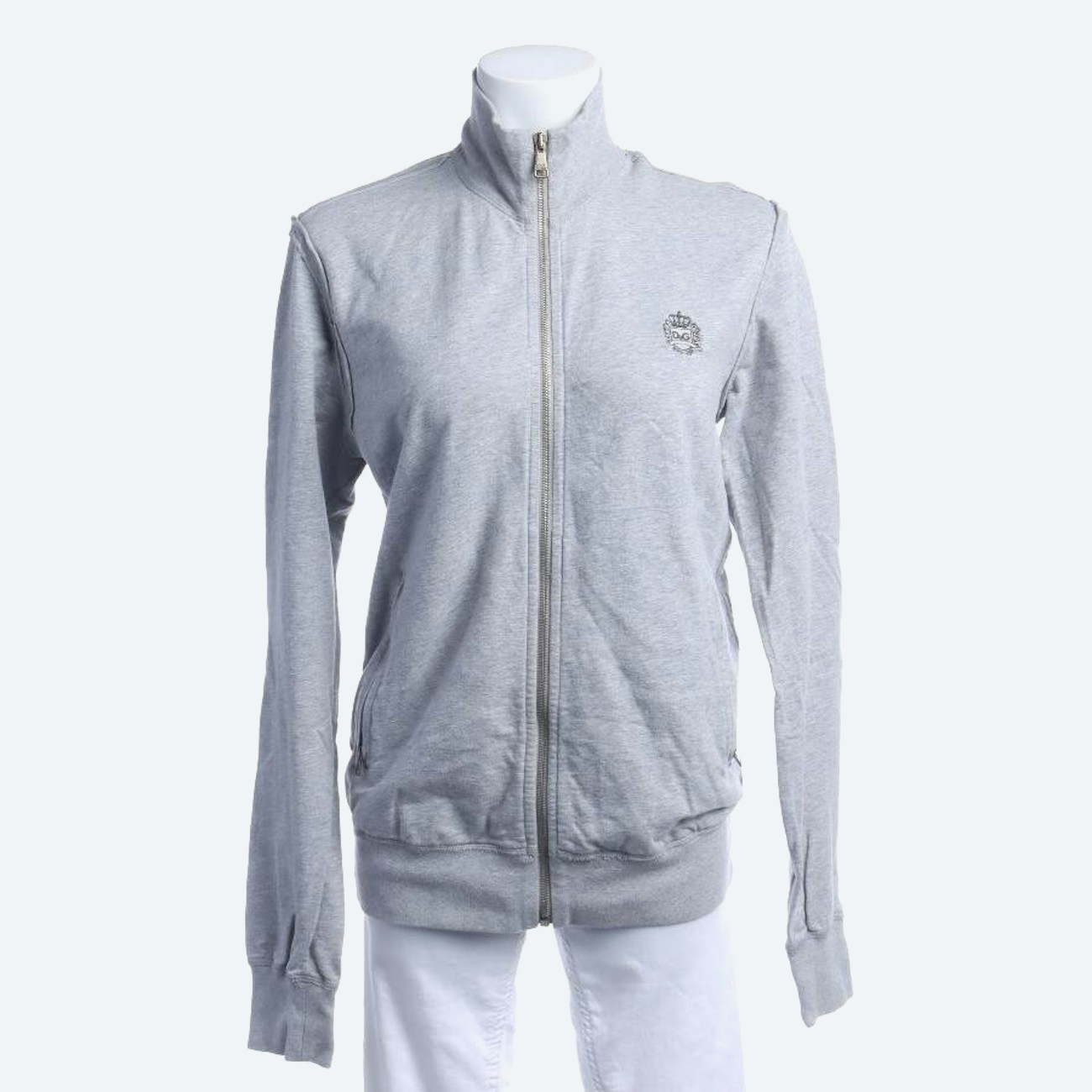 Image 1 of Sweat Jacket 38 Light Gray in color Gray | Vite EnVogue