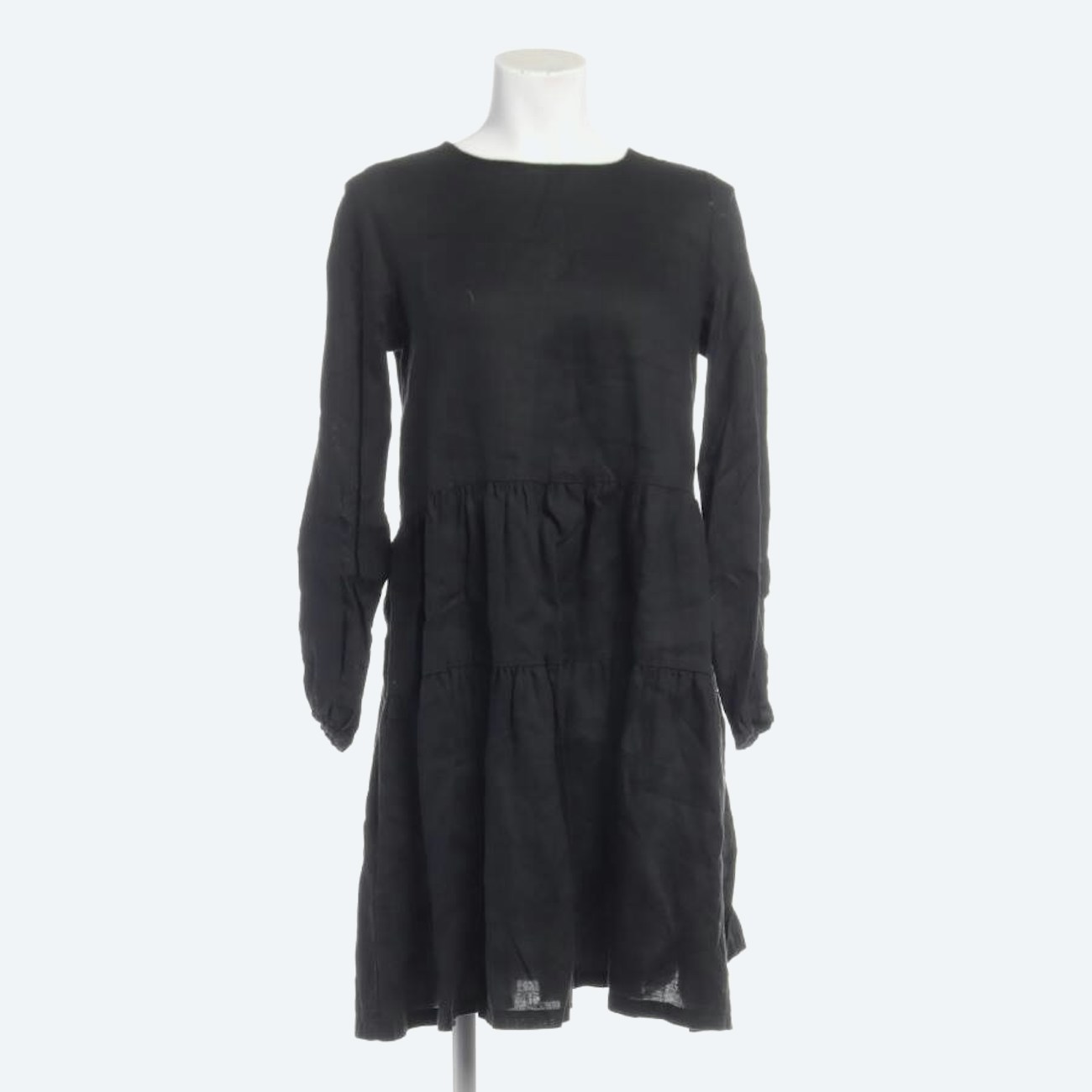 Image 1 of Linen Dress S Black in color Black | Vite EnVogue