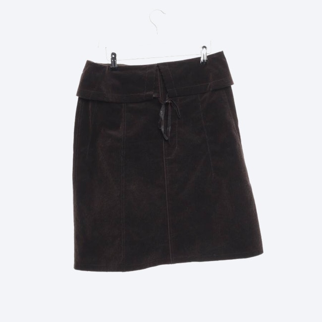 Image 2 of Corduroy Skirt 40 Dark Brown in color Brown | Vite EnVogue