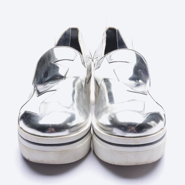 Image 2 of Loafers EUR38 Silver in color Metallic | Vite EnVogue