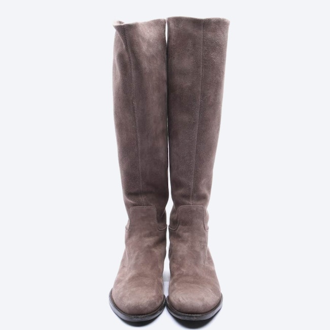 Image 2 of Boots EUR 36.5 Dark Brown in color Brown | Vite EnVogue