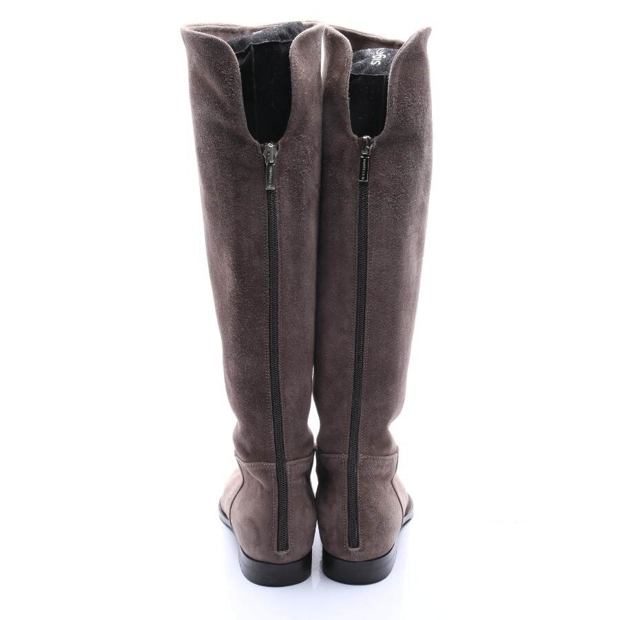 Image 3 of Boots EUR 36.5 Dark Brown in color Brown | Vite EnVogue