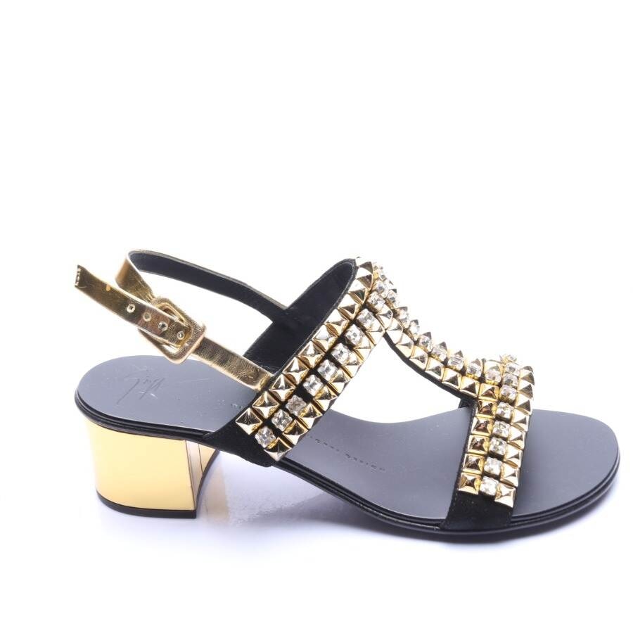 Image 1 of Heeled Sandals EUR 36 Gold in color Metallic | Vite EnVogue
