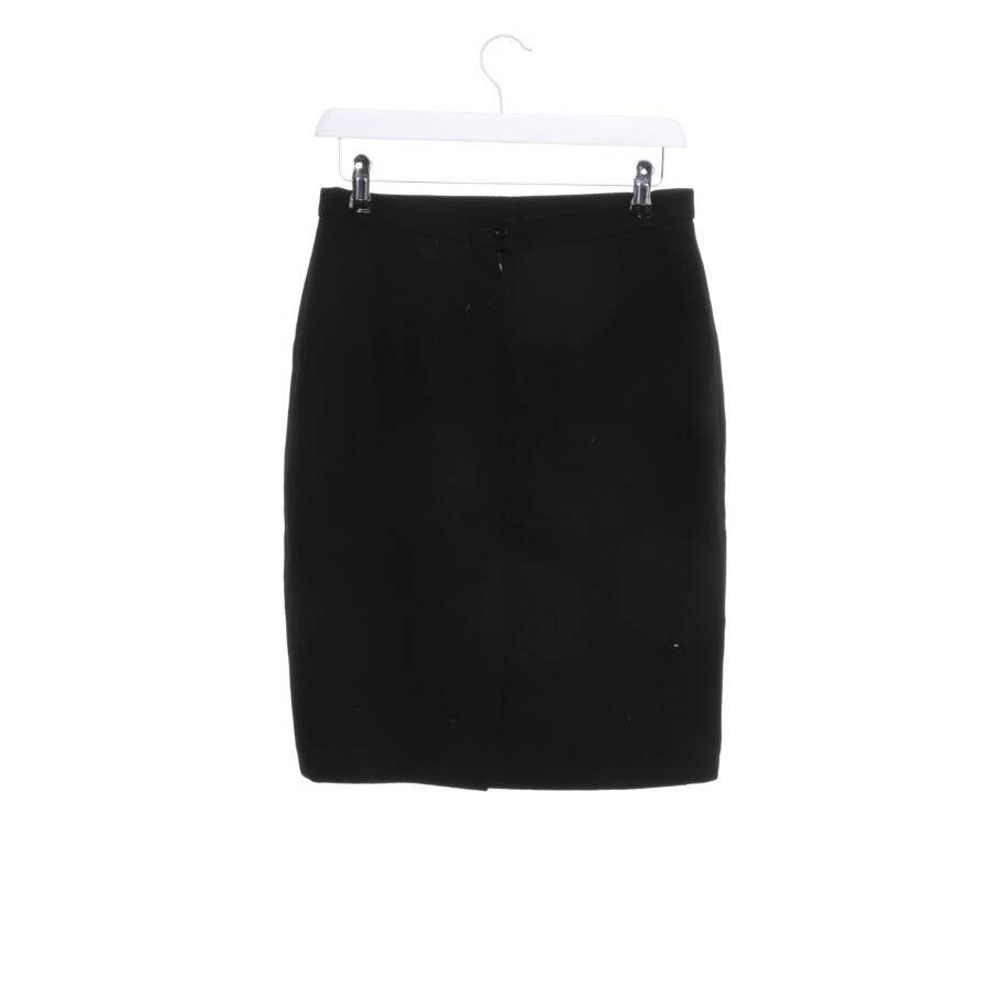 Image 2 of Wool Skirt 38 Black in color Black | Vite EnVogue