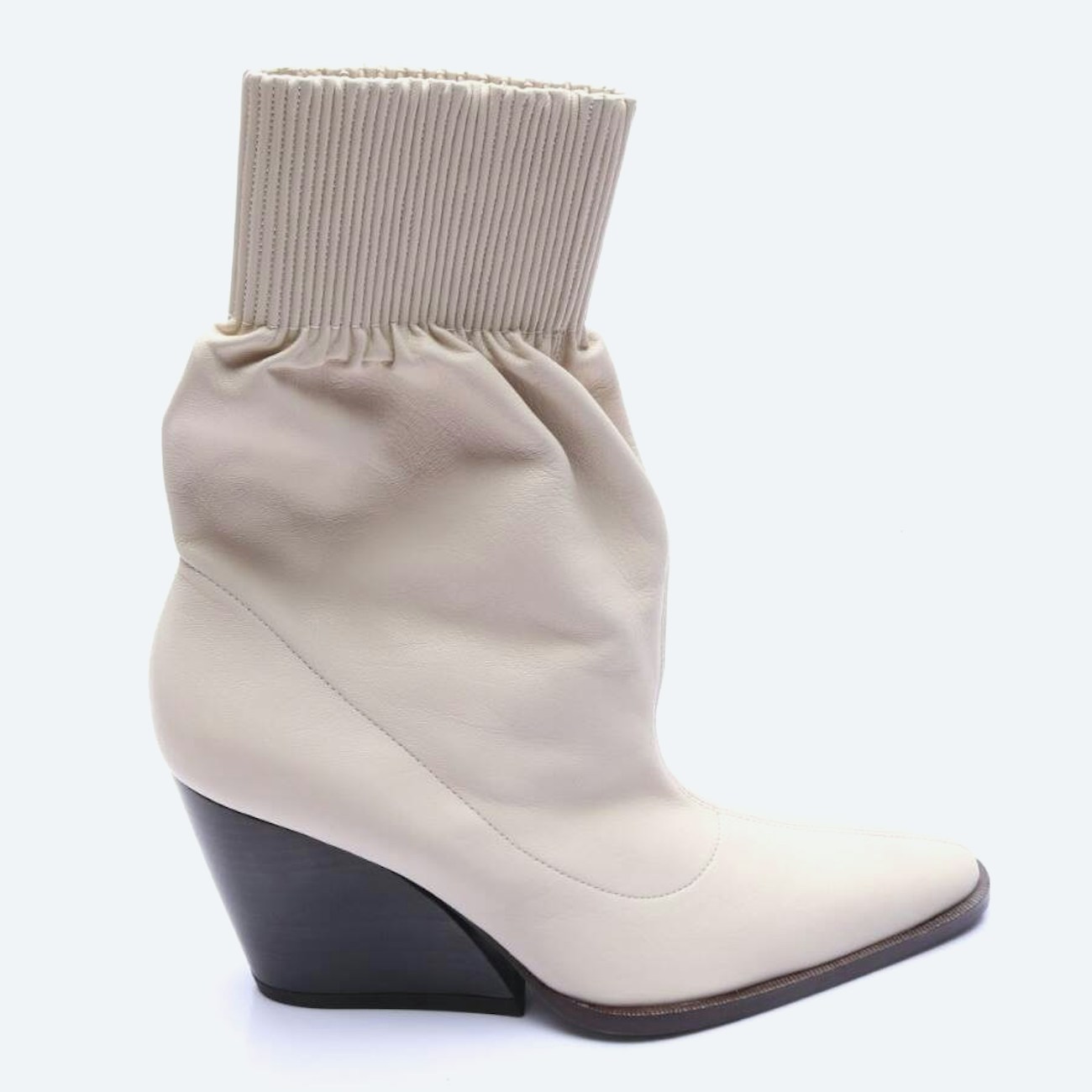 Image 1 of Ankle Boots EUR 39 Cream in color White | Vite EnVogue