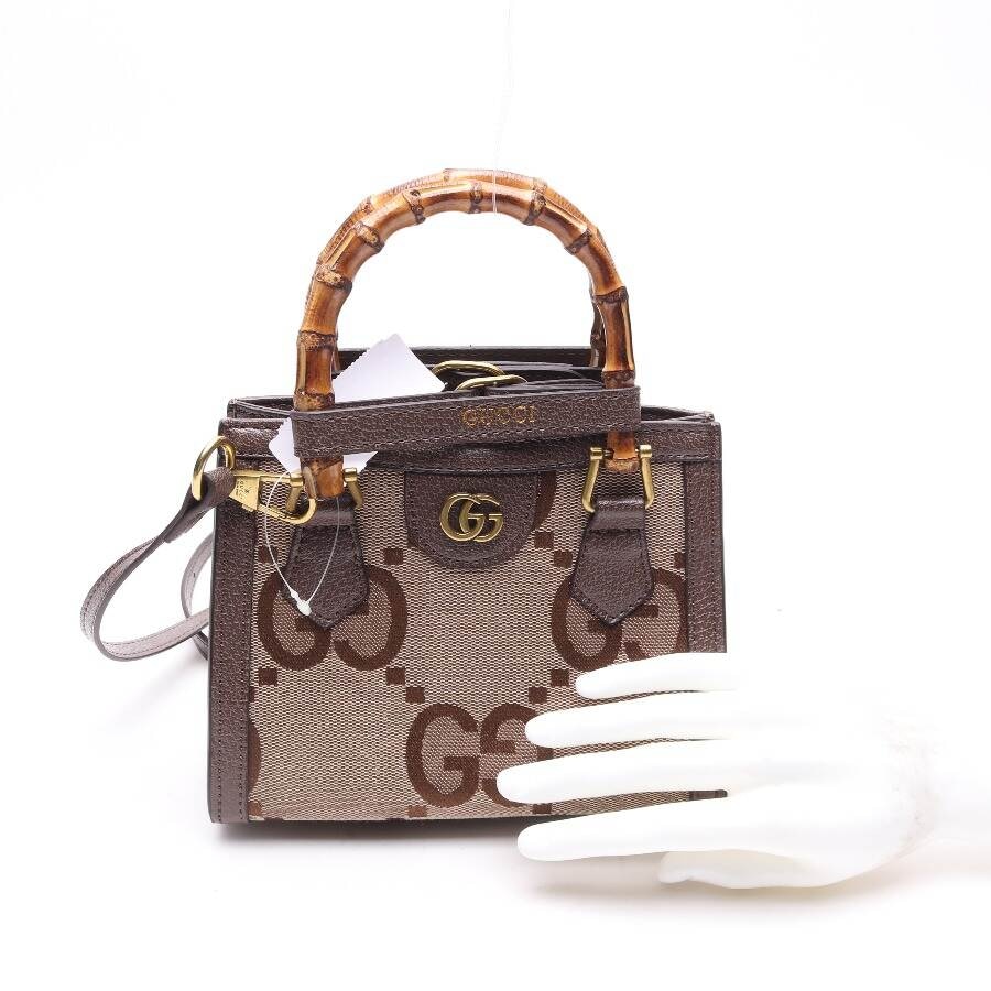 Image 4 of Diana Mini Shoulder Bag Dark Brown in color Brown | Vite EnVogue