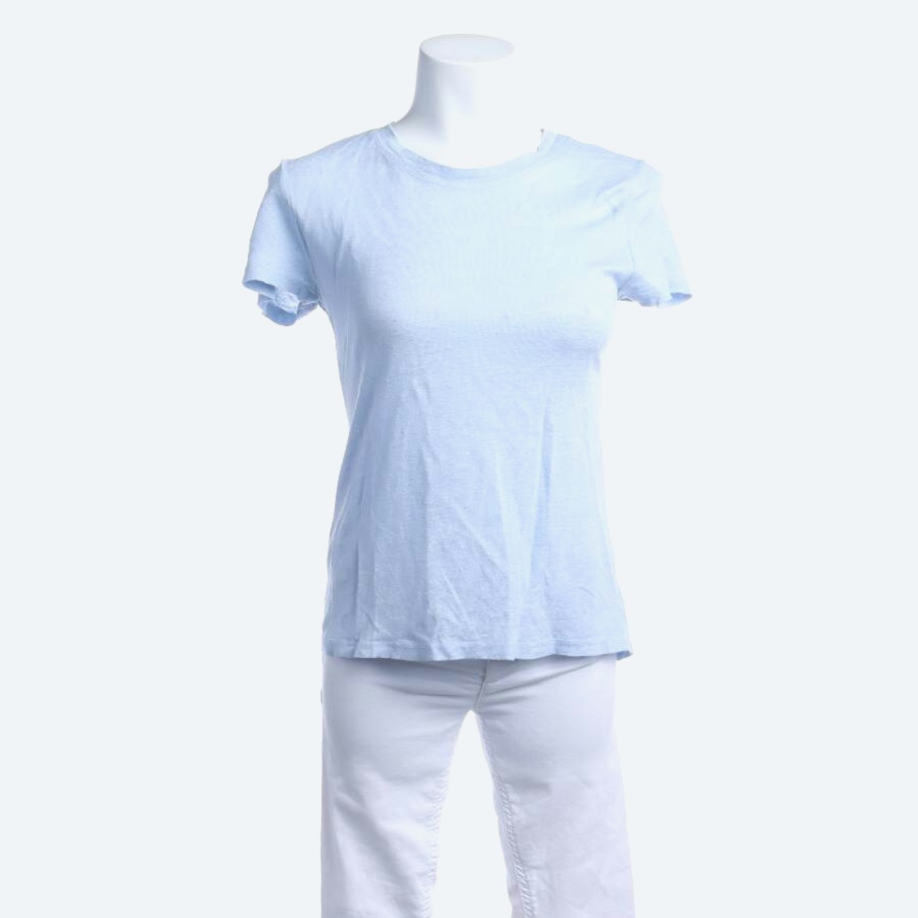 Image 1 of Linen Shirt XS Light Blue in color Blue | Vite EnVogue