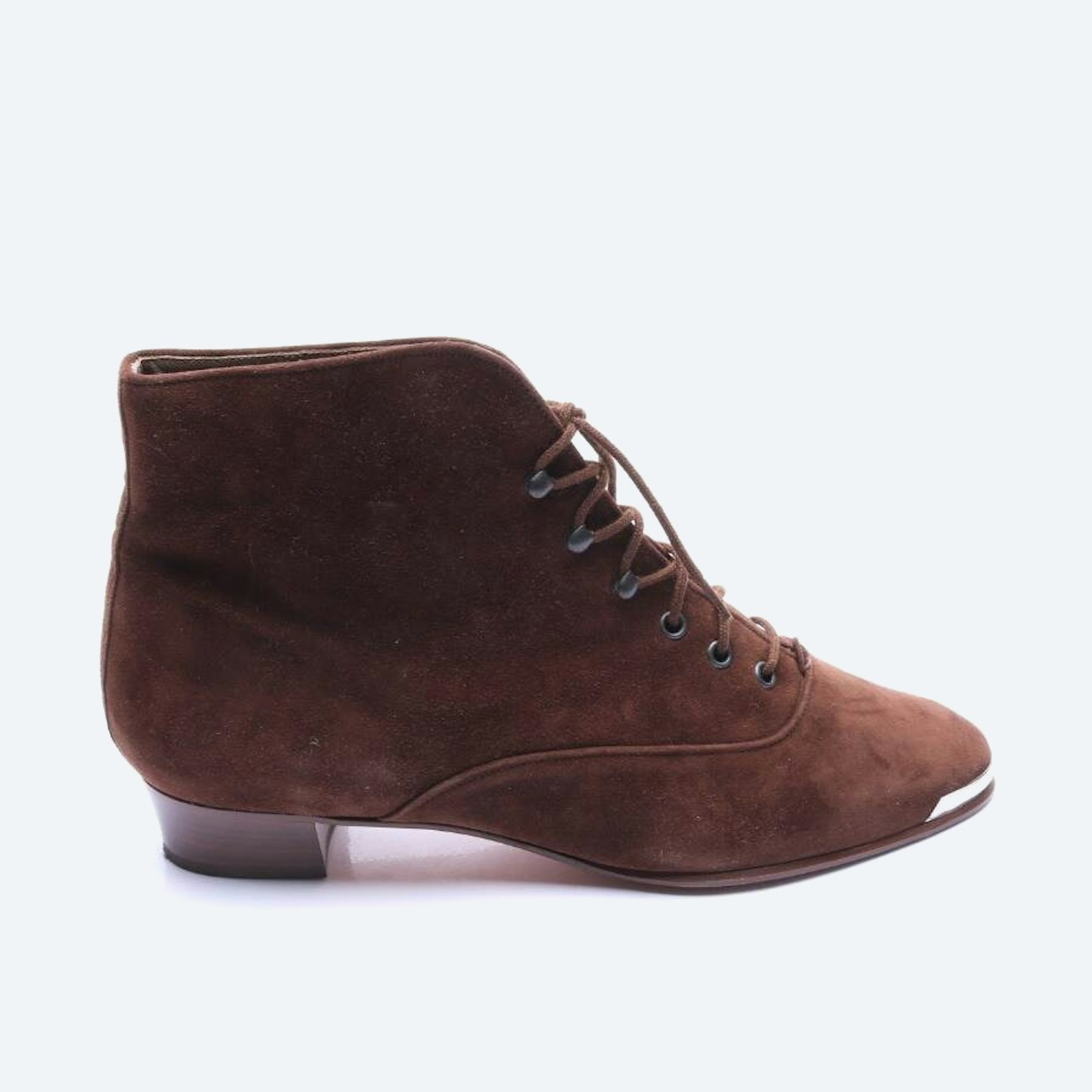 Image 1 of Ankle Boots EUR 39 Dark Brown in color Brown | Vite EnVogue