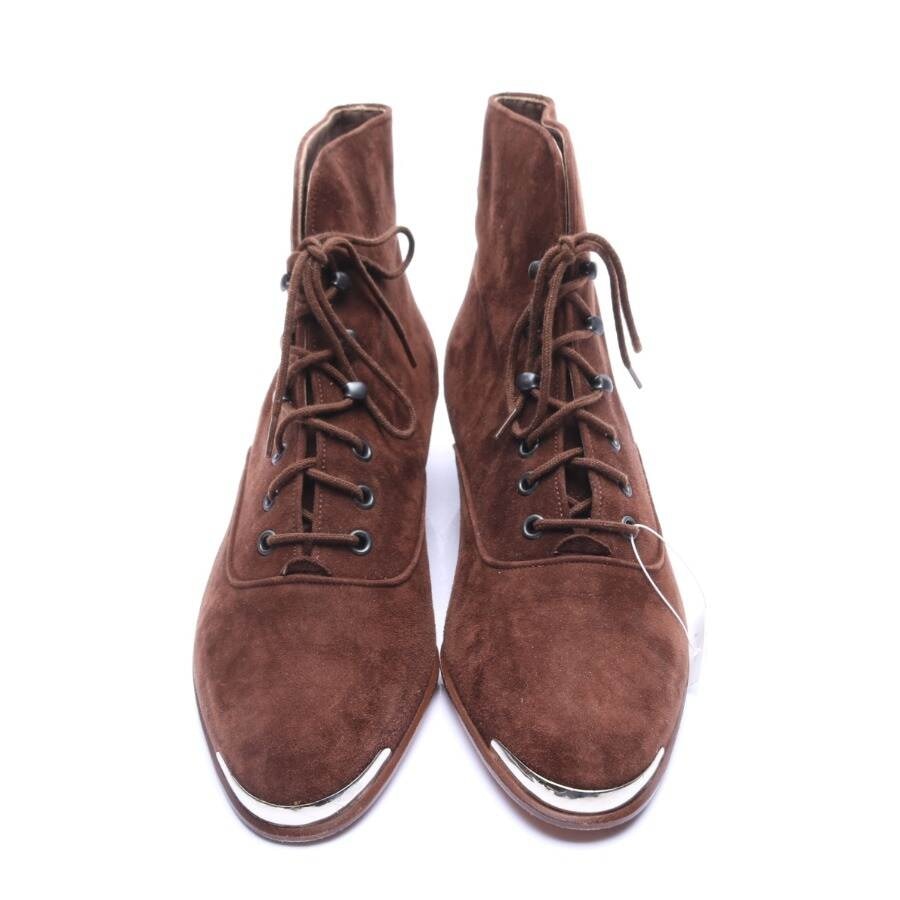 Image 2 of Ankle Boots EUR 39 Dark Brown in color Brown | Vite EnVogue