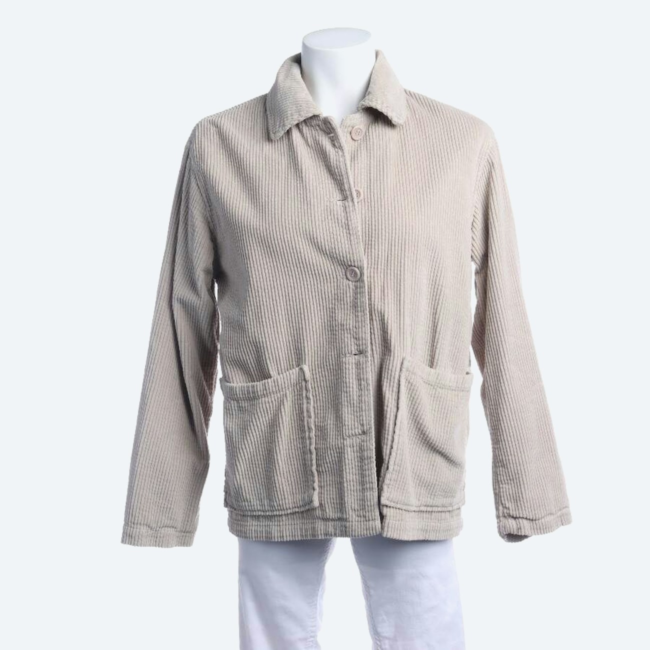 Image 1 of Summer Jacket XS Beige in color White | Vite EnVogue