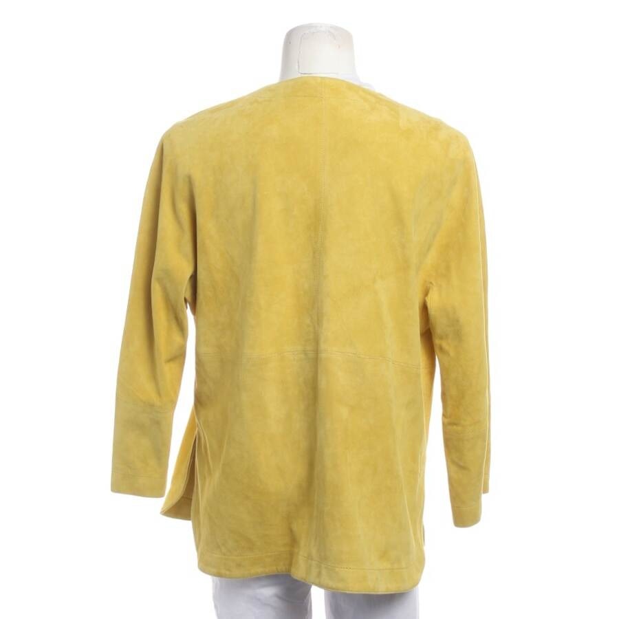 Image 2 of LeatherJacket 42 Mustard Yellow in color Yellow | Vite EnVogue