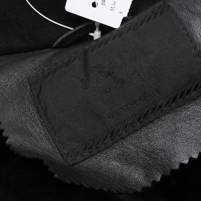 Image 4 of Leather Coat 54 Black in color Black | Vite EnVogue