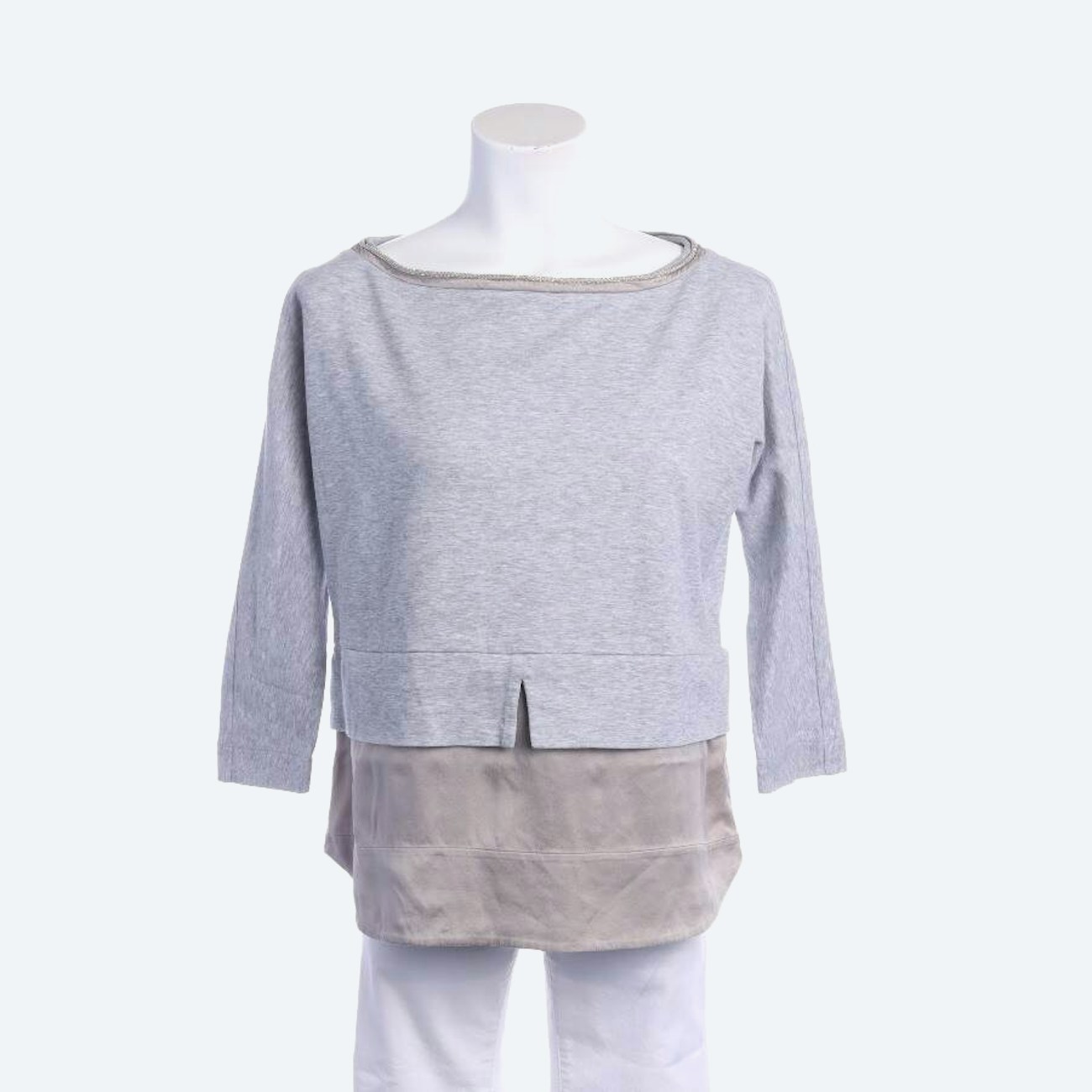 Image 1 of Longsleeve 40 Light Gray in color Gray | Vite EnVogue