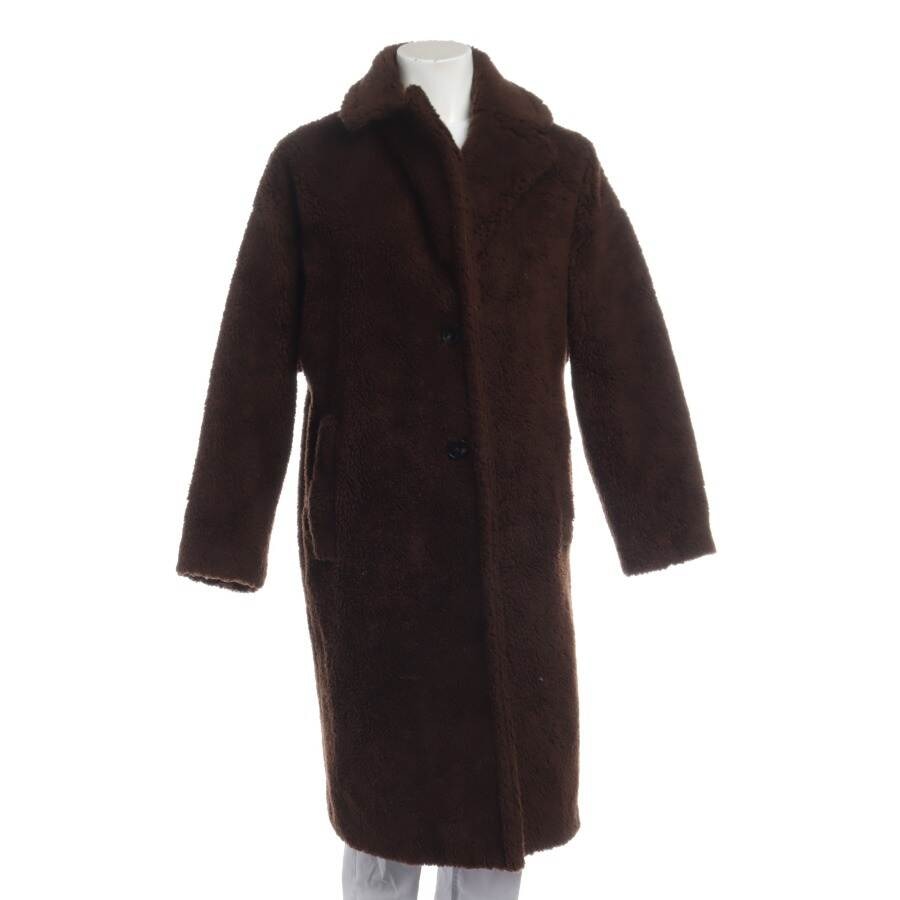 Image 1 of Winter Coat 36 Dark Brown in color Brown | Vite EnVogue