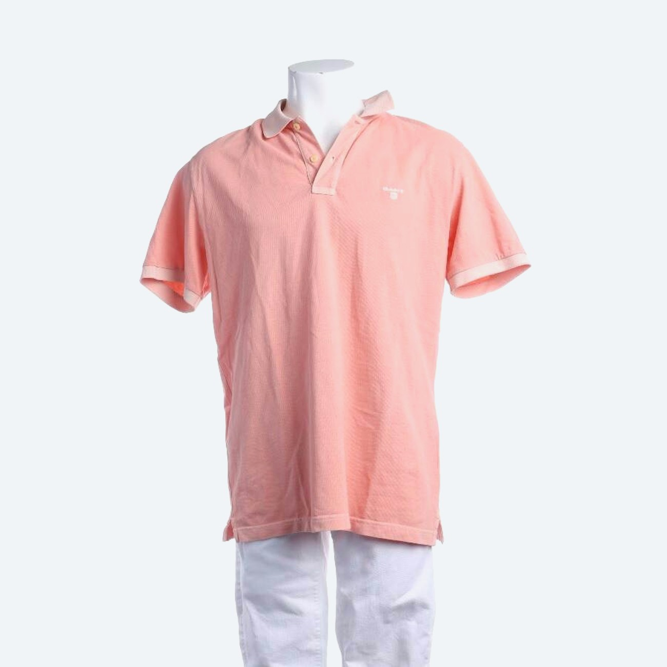 Image 1 of Polo Shirt L Peach in color Orange | Vite EnVogue