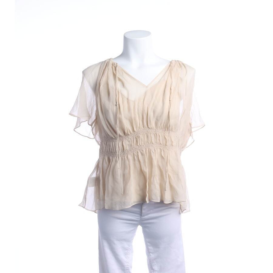 Image 1 of Silk Blouse 30 Beige in color White | Vite EnVogue
