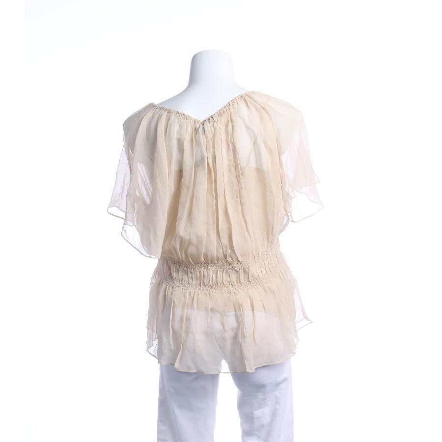 Image 2 of Silk Blouse 30 Beige in color White | Vite EnVogue