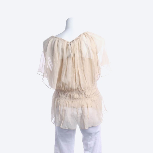 Image 2 of Silk Blouse 30 Beige in color White | Vite EnVogue