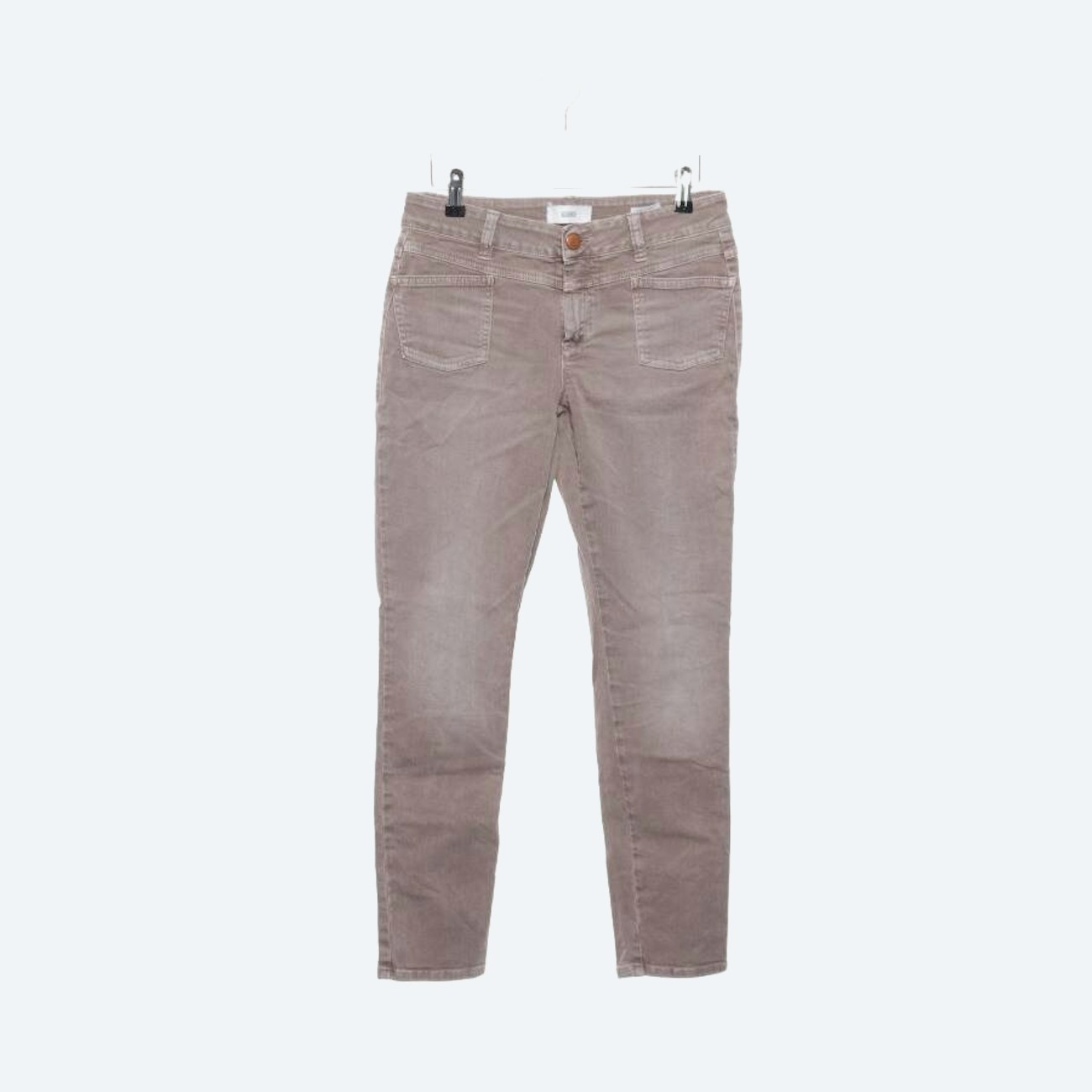 Image 1 of Jeans Slim Fit W27 Light Brown in color Brown | Vite EnVogue