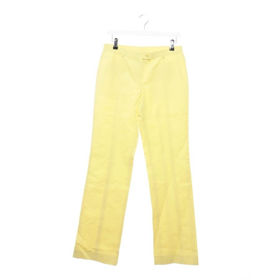 Image 1 of Trousers 38 Yellow in color Yellow | Vite EnVogue