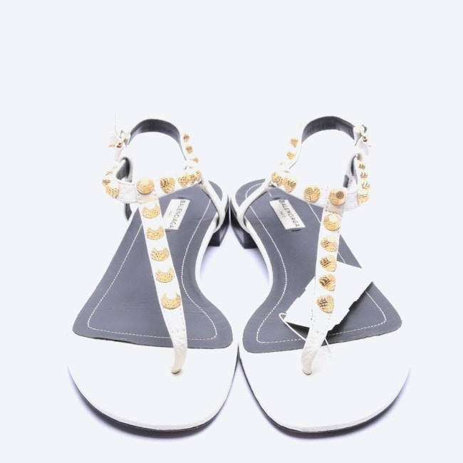 Image 2 of Sandals EUR 39.5 Cream in color White | Vite EnVogue