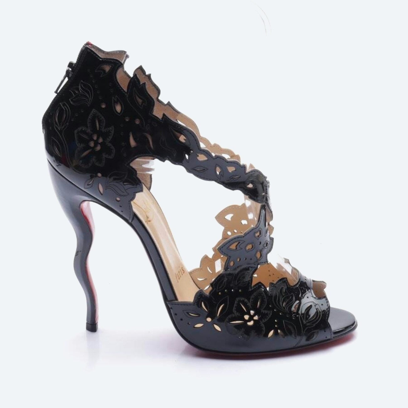 Image 1 of Heeled Sandals EUR 36.5 Black in color Black | Vite EnVogue