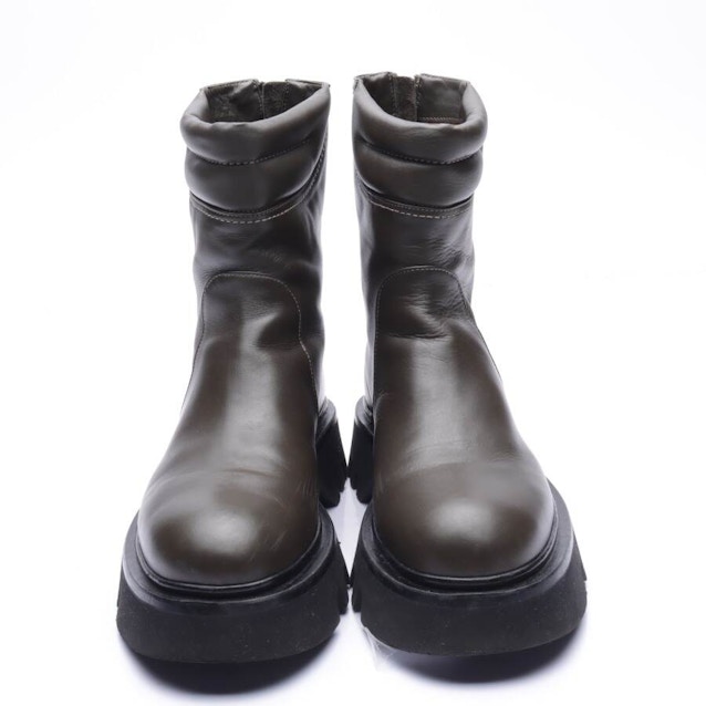 Ankle Boots EUR38 Olive Green | Vite EnVogue