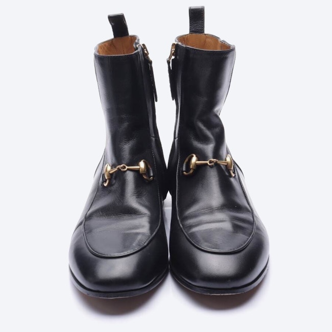 Image 2 of Horsebit Ankle Boots EUR 37 Black in color Black | Vite EnVogue