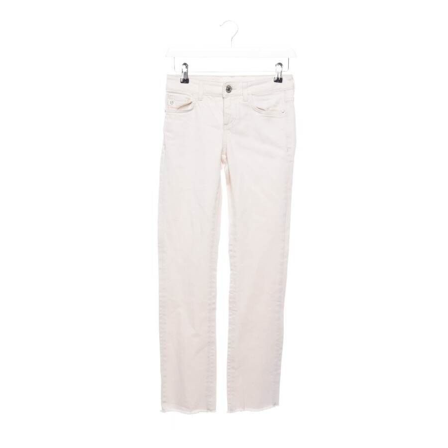 Image 1 of Jeans Straight Fit W25 Cream in color White | Vite EnVogue