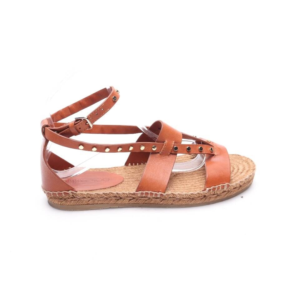 Image 1 of Strappy Sandals EUR 39.5 Brown in color Brown | Vite EnVogue
