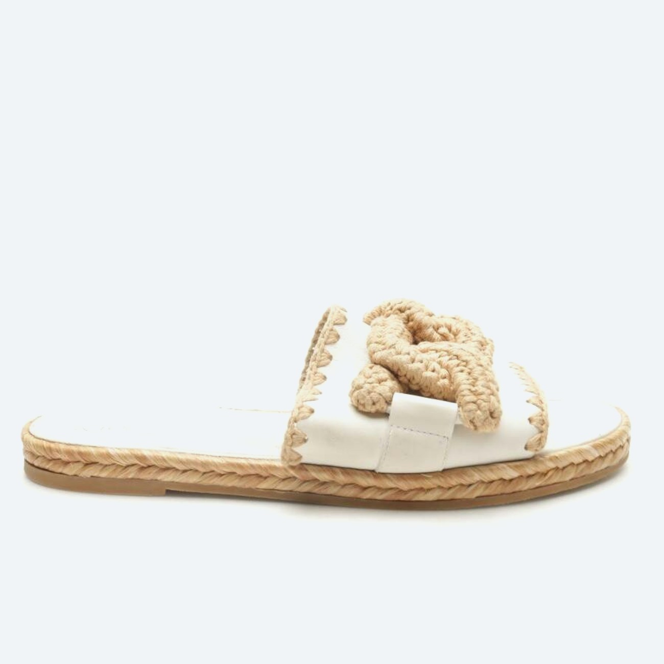 Image 1 of Sandals EUR 41 Cream in color White | Vite EnVogue