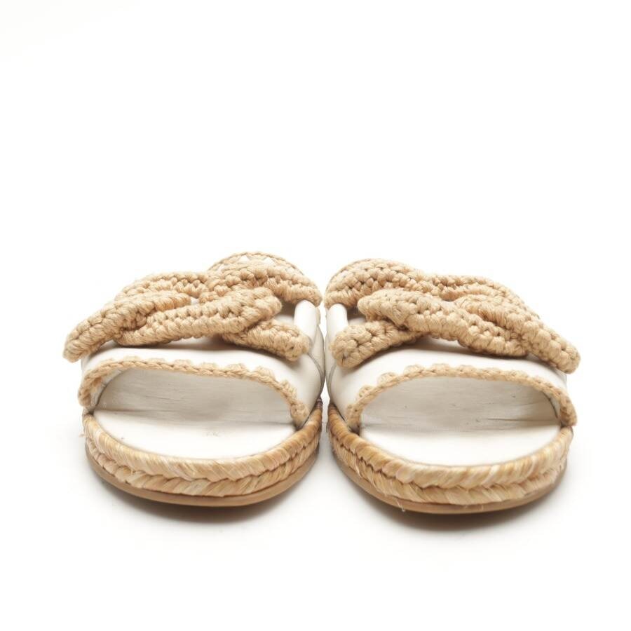Image 2 of Sandals EUR 41 Cream in color White | Vite EnVogue