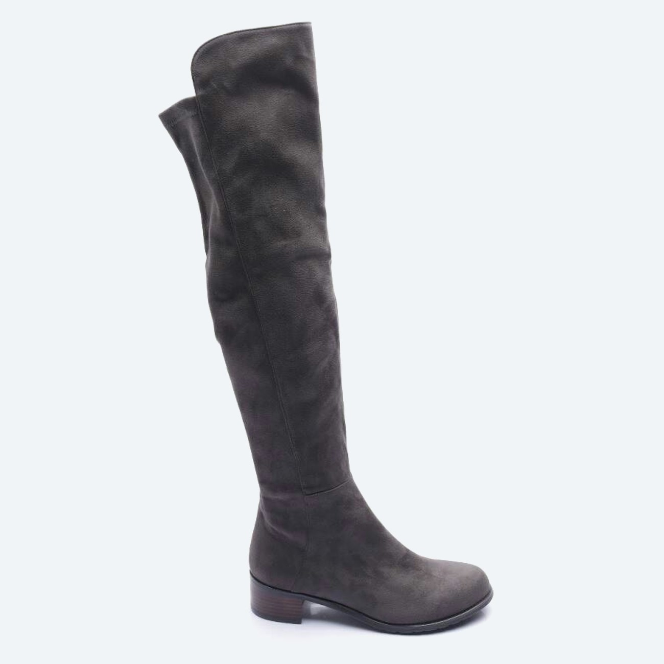 Image 1 of Overknee Boots EUR38 Dark Gray in color Gray | Vite EnVogue