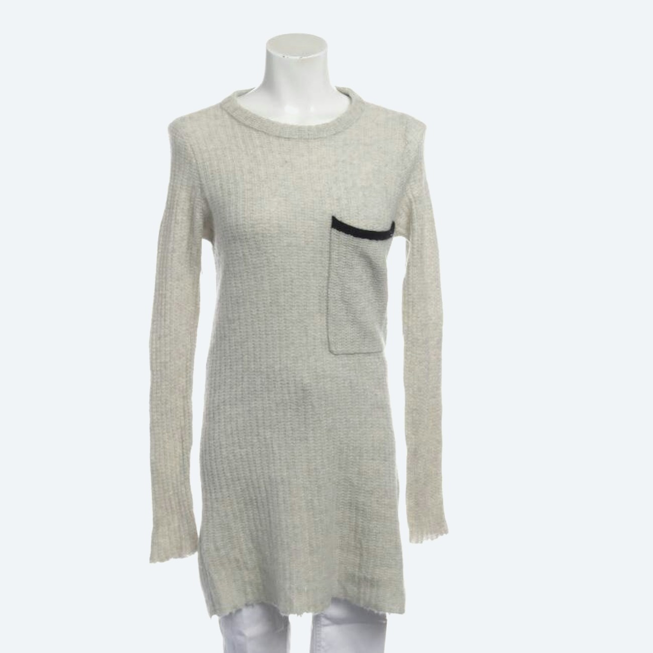Image 1 of Cashmere Jumper XS Light Gray in color Gray | Vite EnVogue