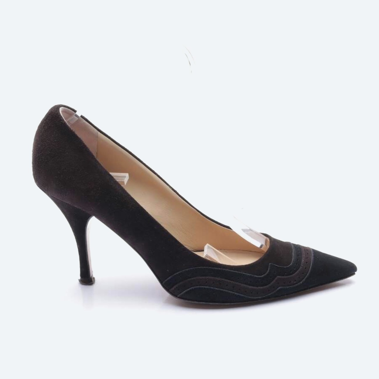Image 1 of High Heels EUR 37.5 Dark Brown in color Brown | Vite EnVogue