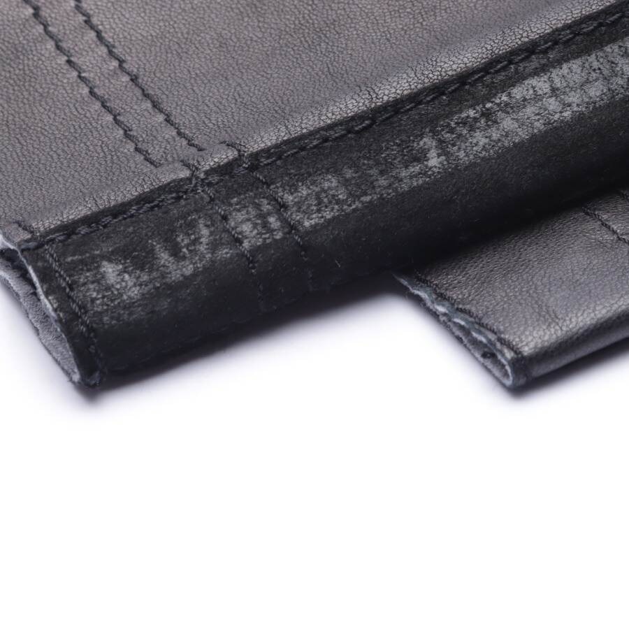Image 4 of Leather Pants 40 Black in color Black | Vite EnVogue