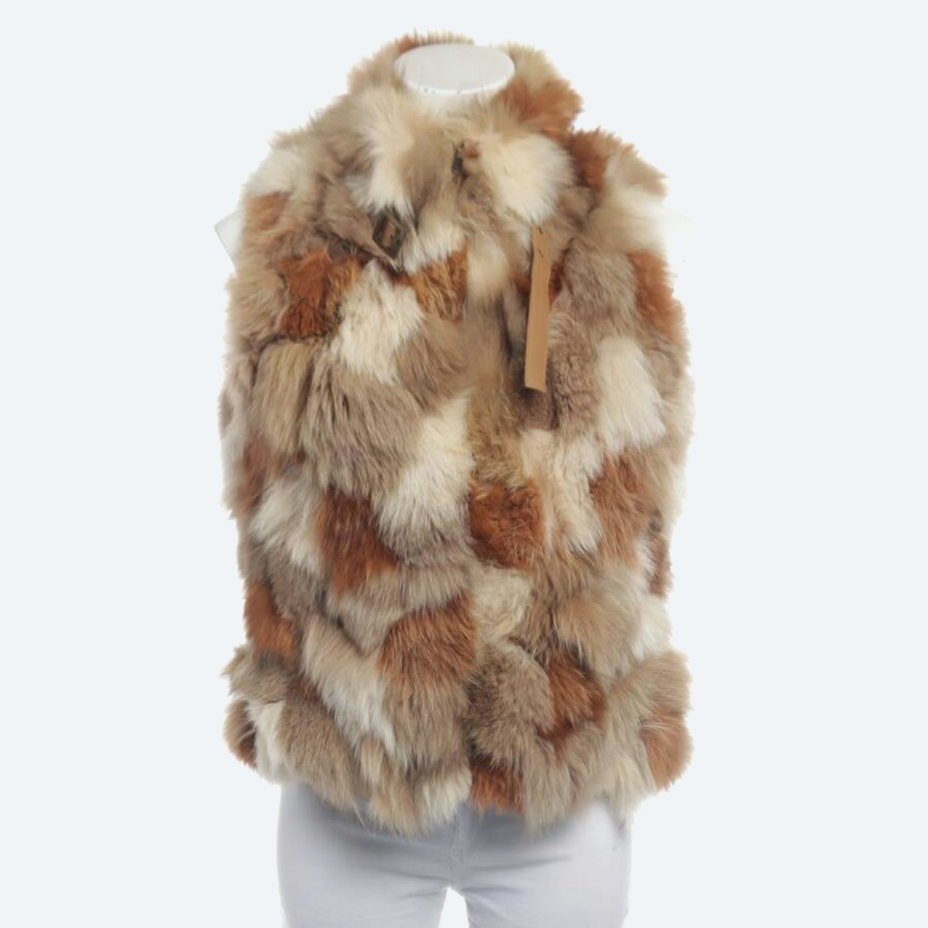 Image 1 of Fur Vest 28 Multicolored in color Multicolored | Vite EnVogue
